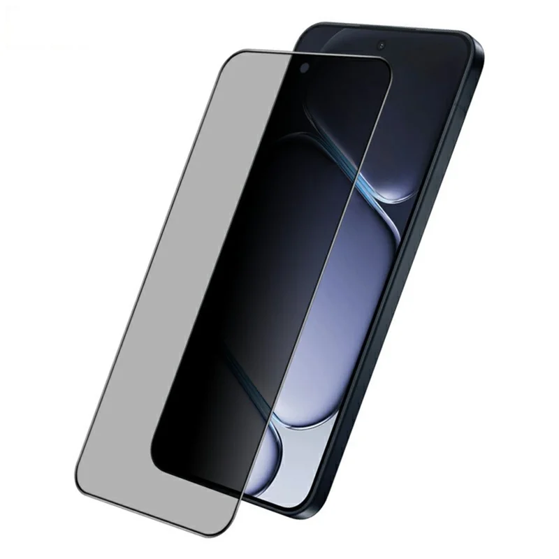 IMAK Privacy Screen Protector for OnePlus Ace 6 5G / Ace 6T 5G / 15R 5G Anti Peep Full Cover Tempered Glass Film (Fingerprint Unlock)