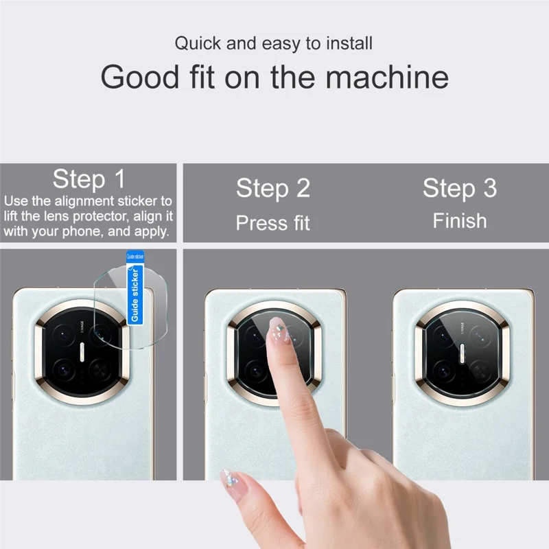 IMAK For Huawei Mate X7 Full Coverage Camera Lens Protector Slim Tempered Glass Lens Film
