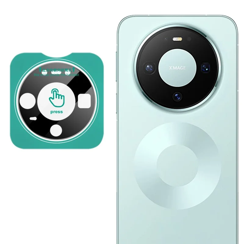 IMAK til Huawei Mate 80 / Mate 80 Pro, beskyttelse af kameraobjektiv i kvalitetsglas med selvcentrerende ramme (sort version)
