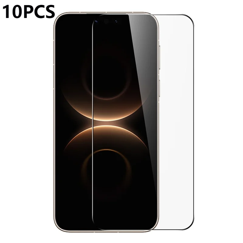 RURIHAI 10 Unidades para Huawei Mate 80 Pro Max / Mate 80 RS Ultimate Película de Vidrio de Alta Resistencia de Aluminosilicato 0,26 mm 2,5D Protector de Pantalla Completa