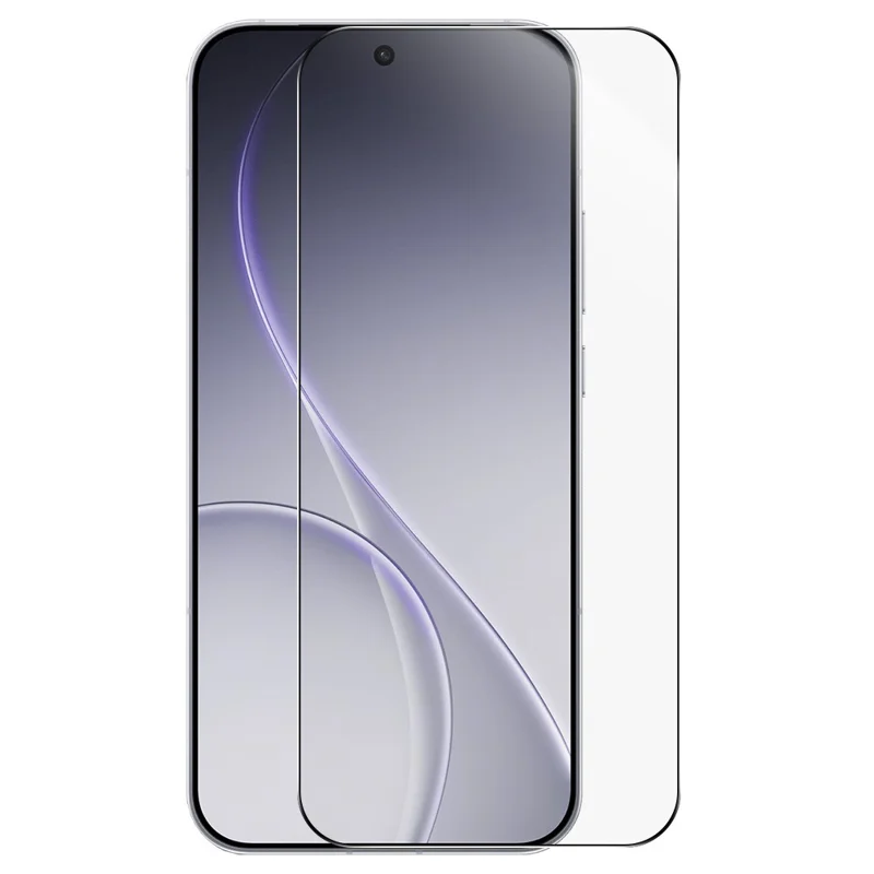 RURIHAI Protector de Pantalla Completa para Oppo Reno15 5G, Película de Vidrio de Alta Resistencia de Aluminio-Silicio con Doble Temple