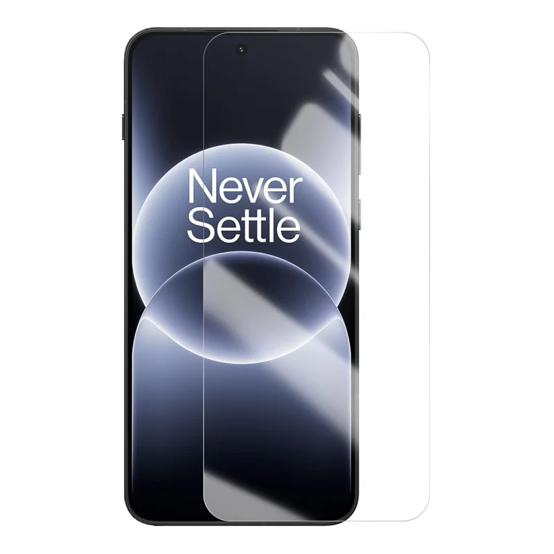 RURIHAI para OnePlus Ace 6T 5G / 15R 5G Protector de Pantalla 0,18 mm HD Transparente con Adhesivo Completo, Película de Vidrio de Alta Resistencia de Aluminosilicato (Desbloqueo de Huella Dactilar) (NO Cubrimiento Completo)