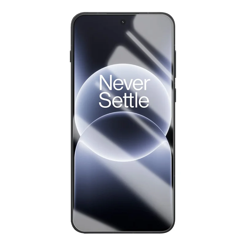 RURIHAI para OnePlus Ace 6T 5G / 15R 5G Protector de Pantalla 0,18 mm HD Transparente con Adhesivo Completo, Película de Vidrio de Alta Resistencia de Aluminosilicato (Desbloqueo de Huella Dactilar) (NO Cubrimiento Completo)