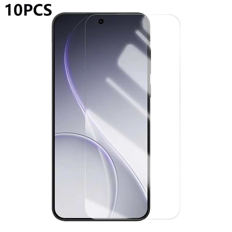 RURIHAI 10 Unidades para Oppo Reno15 5G Protector de Pantalla 0,26 mm 2.5D de Vidrio de Alta Silicona de Aluminio con Adhesivo Completo (NO Cobertura Total)