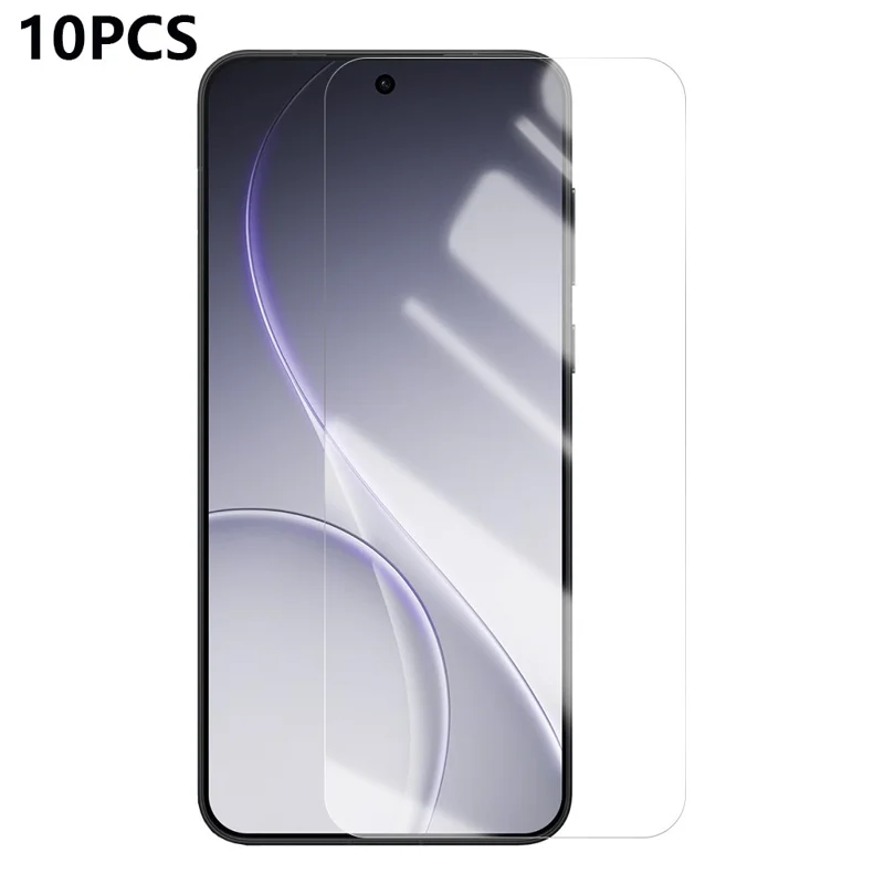 RURIHAI 10Pcs For Oppo Reno15 Pro 5G Screen Protector 0.26mm 2.5D Full Glue High Aluminium Silicon Glass Film (NOT Complete Covering)