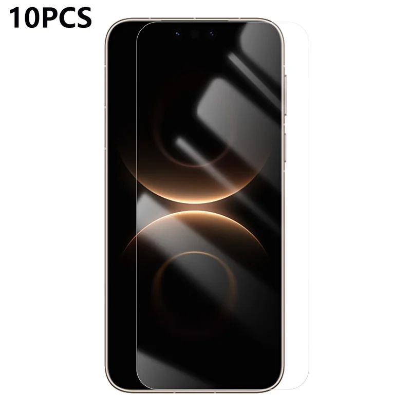 RURIHAI 10 Unidades para Huawei Mate 80 Pro Max / Mate 80 RS Ultimate Protector de Pantalla 0,26 mm 2.5D Adhesivo Completo de Cristal de Alta Silicona de Aluminio (NO Cobertura Completa)