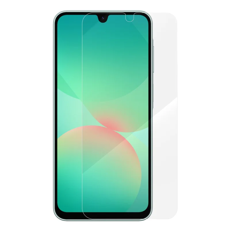RURIHAI Protector de Pantalla para Samsung Galaxy A27 0,26 mm 2,5D de Vidrio de Alta Silicona de Aluminio con Adhesivo Completo (NO Cobertura Total)