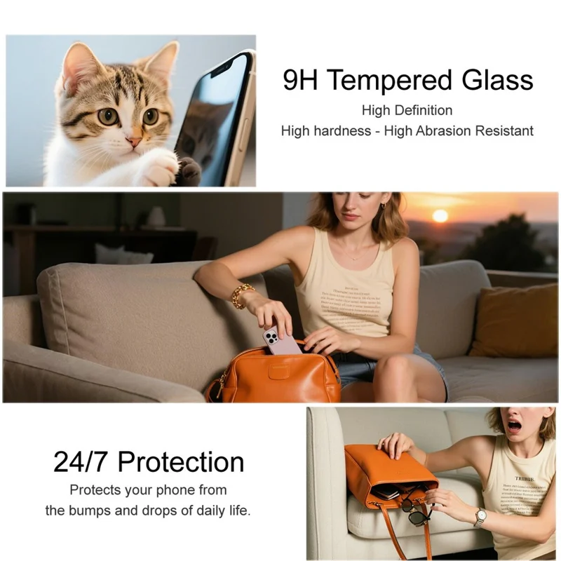 IMAK Pro+ Series For Nothing Phone (3a) Lite 5G Screen Protector Full Coverage Tempered Glass Film (Fingerprint Unlock)