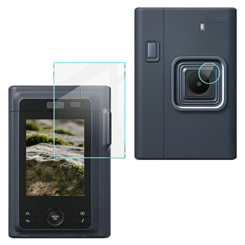IMAK voor Fujifilm Instax Mini LiPlay+ Camera Gehard Glas Beschermfolie + Lensbeschermingskit