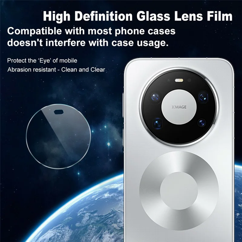 IMAK For Huawei Mate 80 Pro Max Full Coverage Camera Lens Protector Slim Tempered Glass Lens Film
