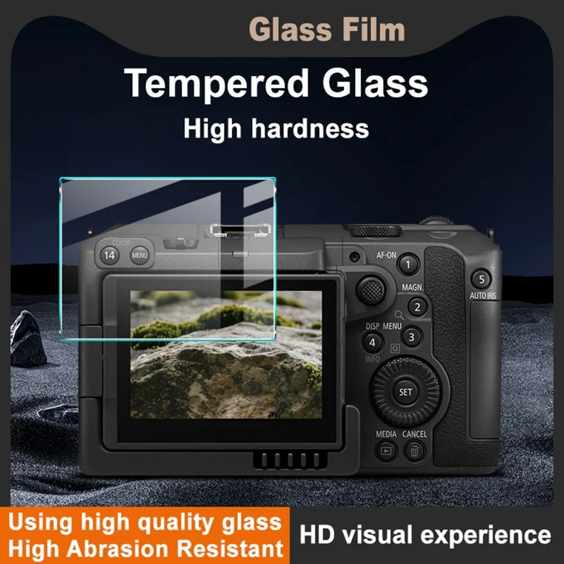 حامي شاشة من الزجاج المقوى IMAK سلسلة H لكاميرا كانون EOS C50