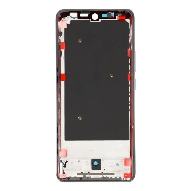 For Realme 14 Pro 5G Middle Plate Frame Repair Part (A-Side) (without Logo) - Black