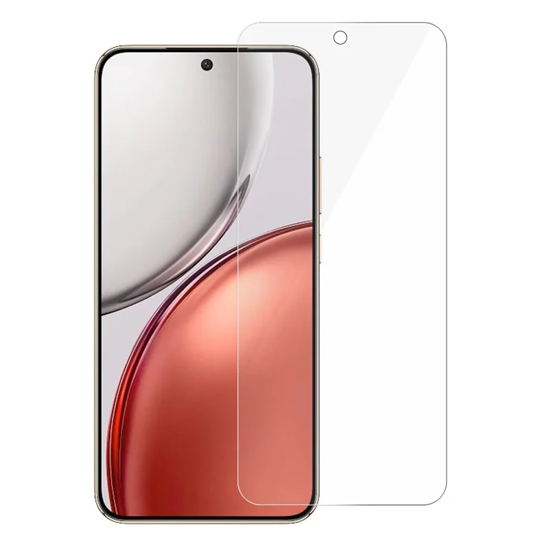 For Honor Magic8 Lite 5G Screen Protector 0.3mm Arc Edge Full Glue Ultra Clear Tempered Glass Film, Not Complete Coverage