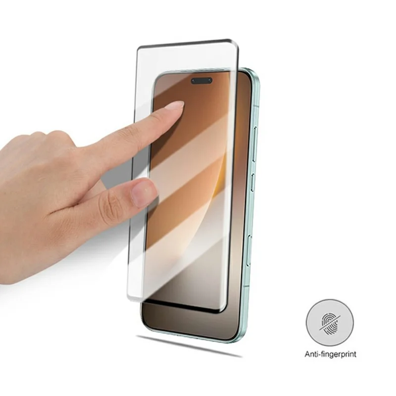 AMORUS For Honor Magic8 Pro 5G Full Screen Protector UV Liquid Full Glue Tempered Glass Film