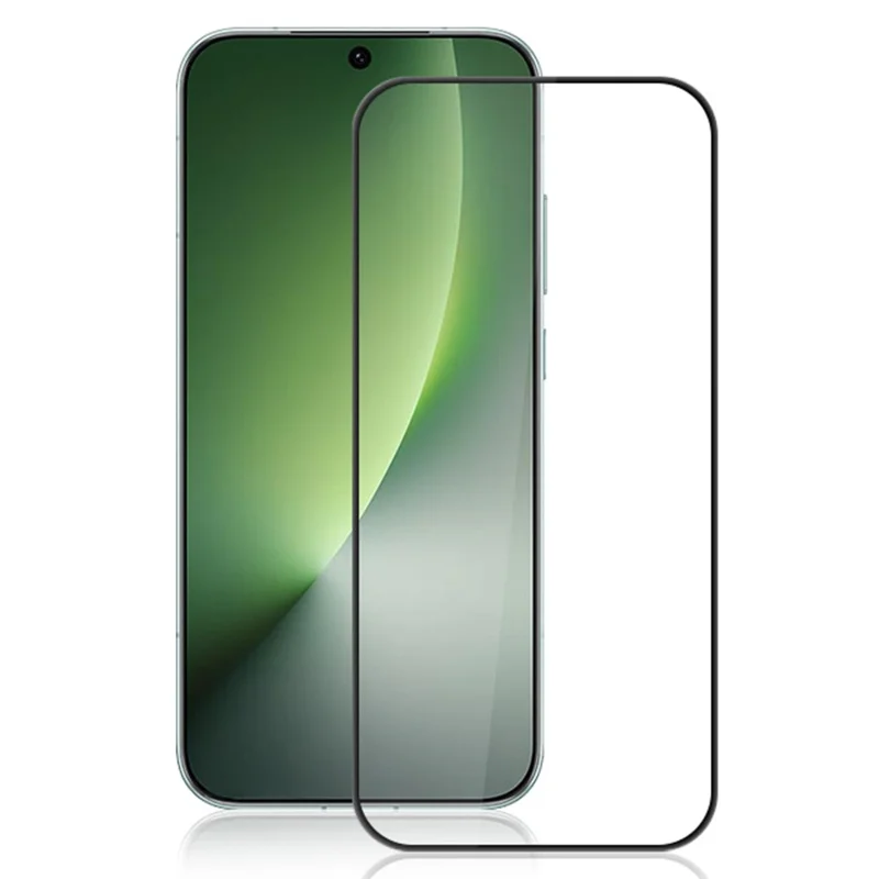 MOCOLO per Honor Magic8 5G Protettore Schermo Intero Anti-Rottura Stampa Seta Film in Vetro Temperato con Colla Totale - Nero