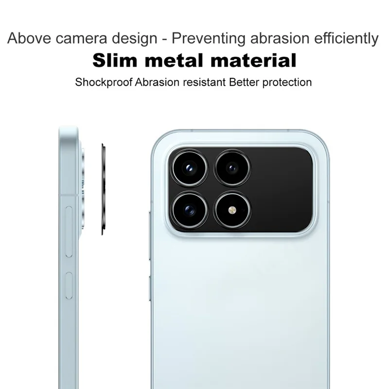IMAK para Xiaomi Poco F8 Pro / Redmi K90 5G Protector de Lente de Cámara de Metal Cubierta de Protección para Lente