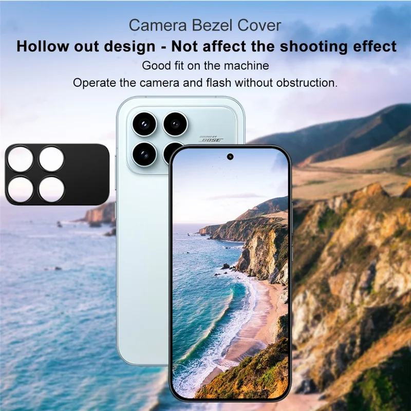 IMAK para Xiaomi Poco F8 Pro / Redmi K90 5G Protector de Lente de Cámara de Metal Cubierta de Protección para Lente