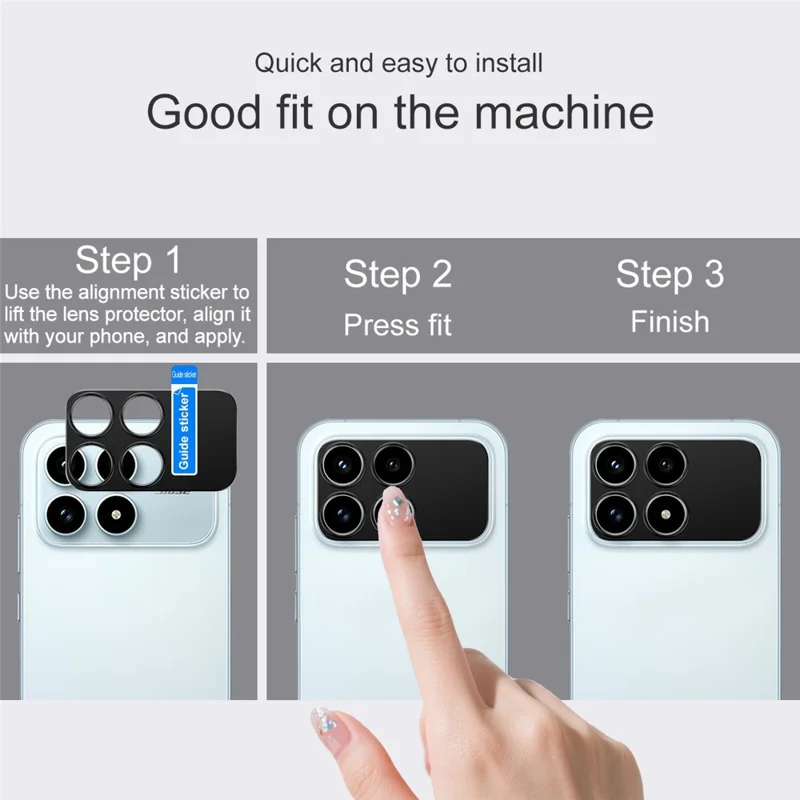 IMAK para Xiaomi Poco F8 Pro / Redmi K90 5G Protector de Lente de Cámara de Metal Cubierta de Protección para Lente