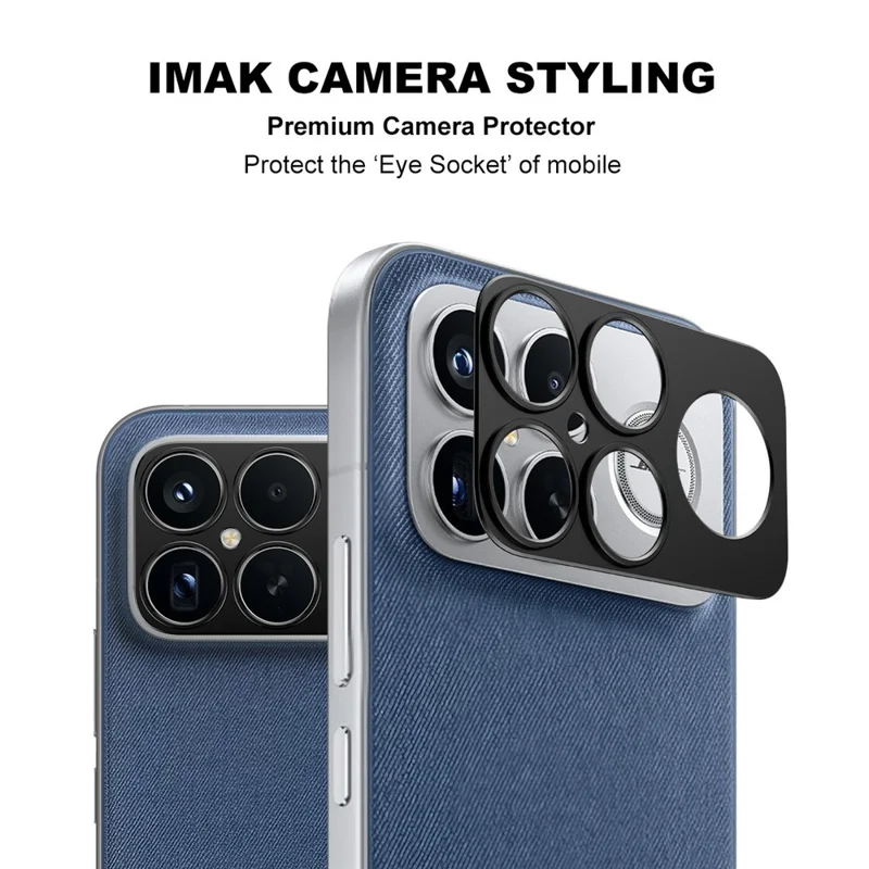 IMAK para Xiaomi Poco F8 Ultra / Redmi K90 Pro Max 5G Protector de Lente de Cámara de Metal Cubierta de Protección para Lente