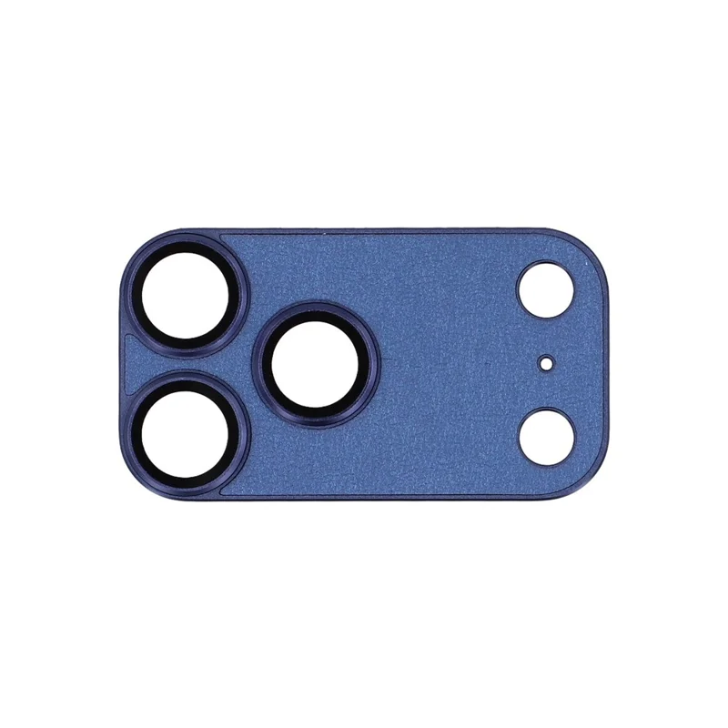 Для iPhone 17 Pro 9H твердость закаленное стекло защита объектива полное покрытие пленка для объектива с покрытием из кожи PC - синий