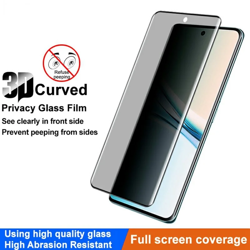 IMAK For Xiaomi Poco M8 5G / Redmi Note 15 5G (Global) / 15 4G (Global) Anti Spy Screen Protector Full Cover Side Glue Tempered Glass Film