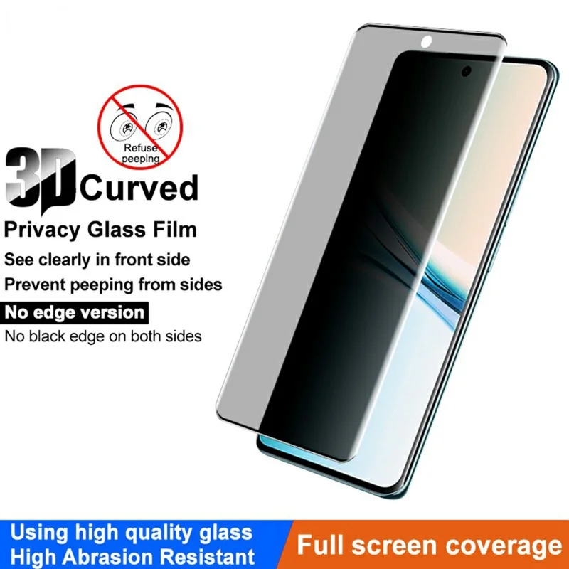 IMAK For Xiaomi Redmi Note 15 5G (Global) Anti Spy Tempered Glass Side Glue Full Screen Protector (No Edge Version)