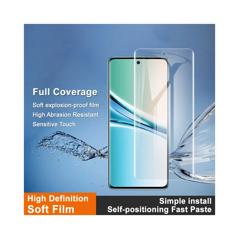 IMAK Hydrogel Film 4th For Xiaomi Redmi Note 15 5G (Global) Full Screen Protector Ultra Clear Full Glue Soft TPU Film (Fingerprint Unlock)