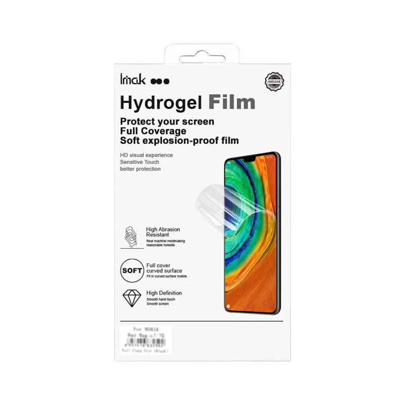 IMAK Hydrogel Film 4th For Xiaomi Redmi Note 15 5G (Global) Full Screen Protector Ultra Clear Full Glue Soft TPU Film (Fingerprint Unlock)