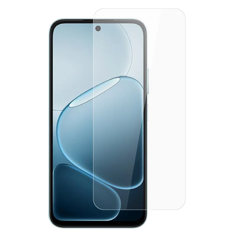 Für Oppo A6x 5G Displayschutz 0,3 mm abgerundete Kanten, ultraklar, gehärtetes Glas, kein Vollschutz
