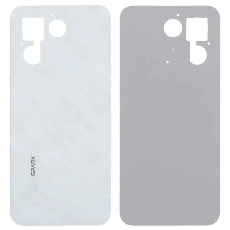 For TECNO Spark 30 5G KL8 Back Battery Housing Cover Replacement Part - White