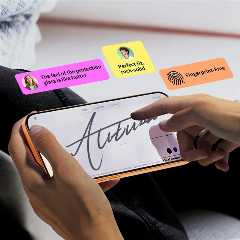 10Pcs For iPhone 17 Pro Max Screen Protector 3D Large Arc Edge Thick Glue HD Clear High Aluminium-silicon Glass Film (NOT Complete Covering)