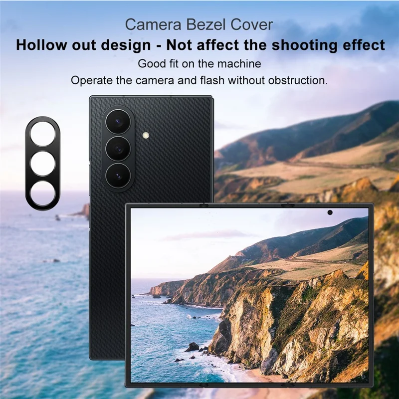 IMAK For Samsung Galaxy Z TriFold 5G Metal Camera Lens Protector Lens Protective Cover