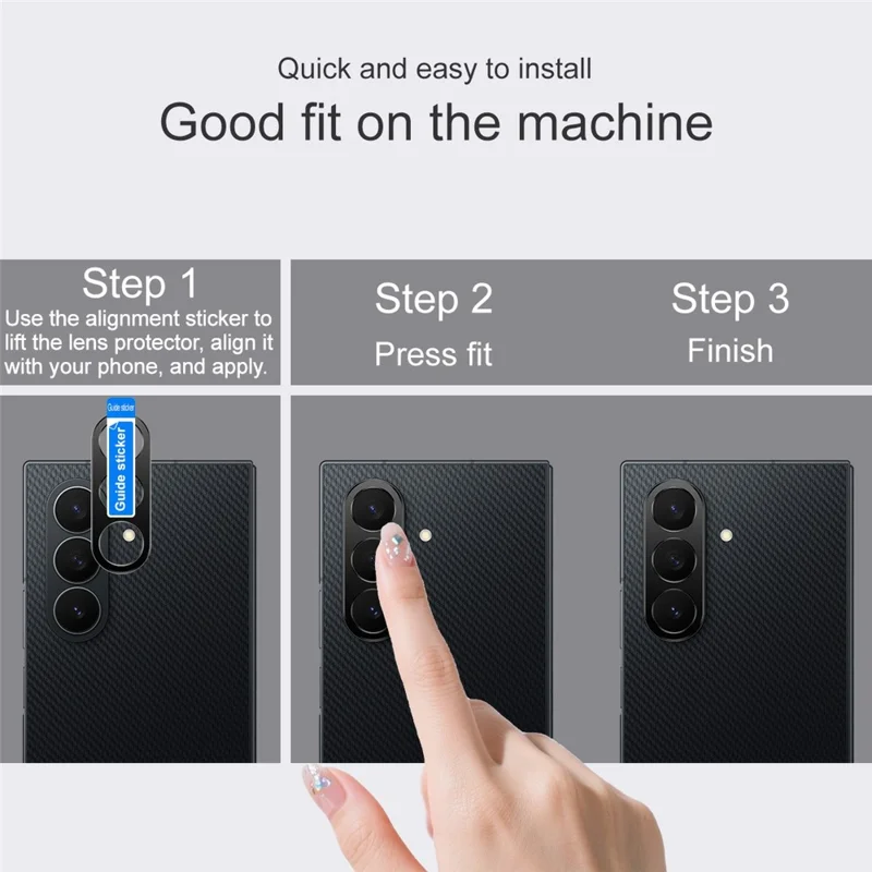 IMAK For Samsung Galaxy Z TriFold 5G Metal Camera Lens Protector Lens Protective Cover