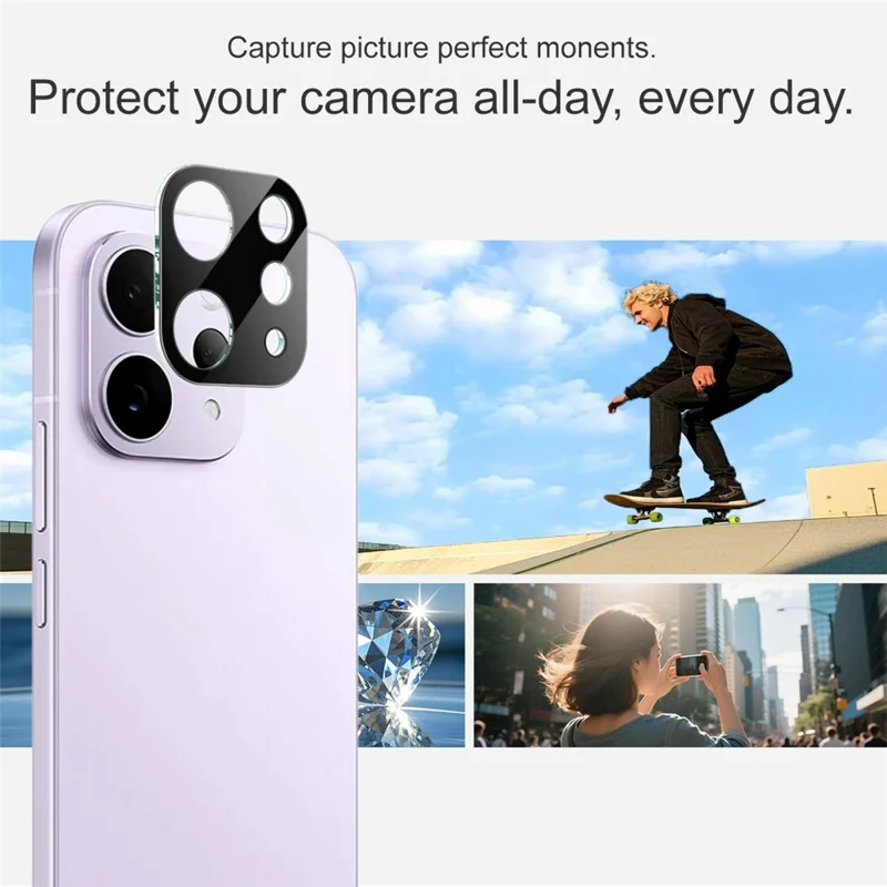 IMAK For vivo S50 5G Tempered Glass Full Cover Lens Film + Acrylic Cap (Black Version)