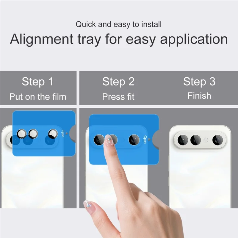 IMAK For vivo S50 Pro mini 5G Tempered Glass Camera Lens Protector with Self Positioning Frame (Scaled Down Version)