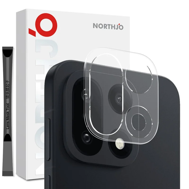 NORTHJO Camera Lens Protector For OnePlus 15 5G Tempered Glass HD Clear 3D Full Coverage