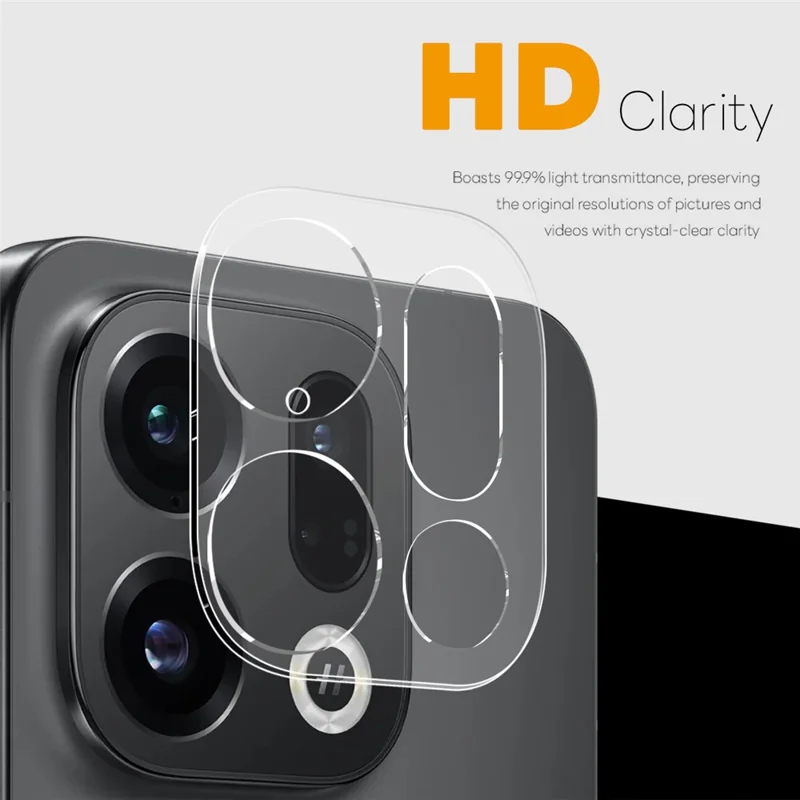 NORTHJO Camera Lens Protector For Oppo Find X9 5G Tempered Glass HD Clear 3D Full Coverage