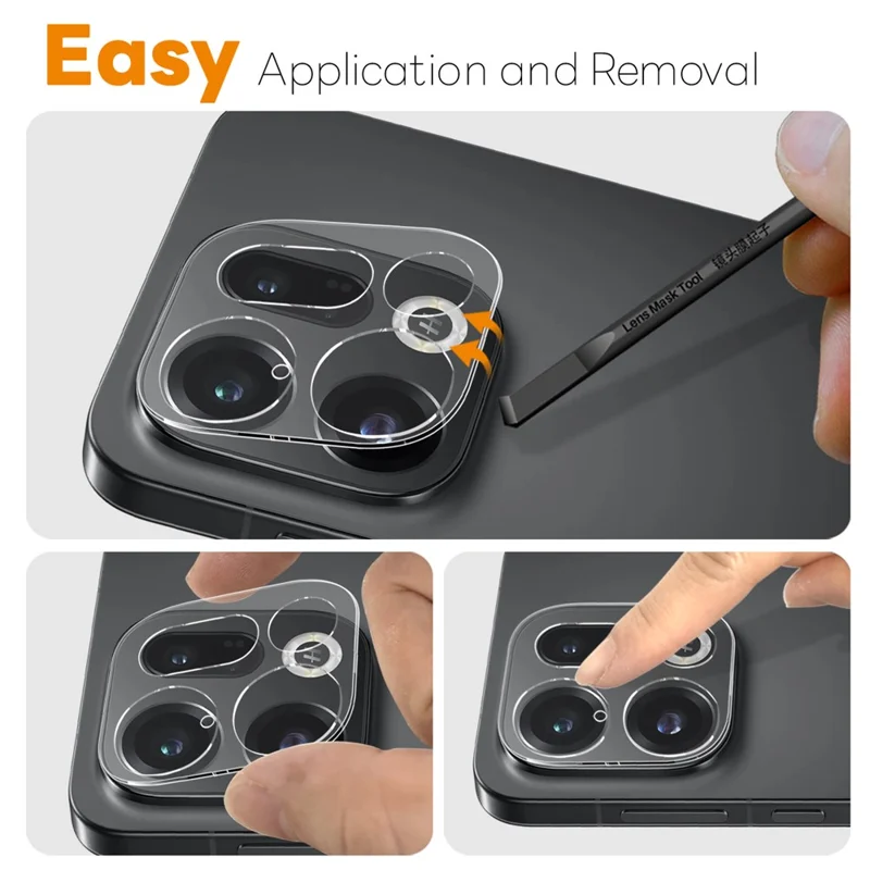 NORTHJO Camera Lens Protector For Oppo Find X9 5G Tempered Glass HD Clear 3D Full Coverage