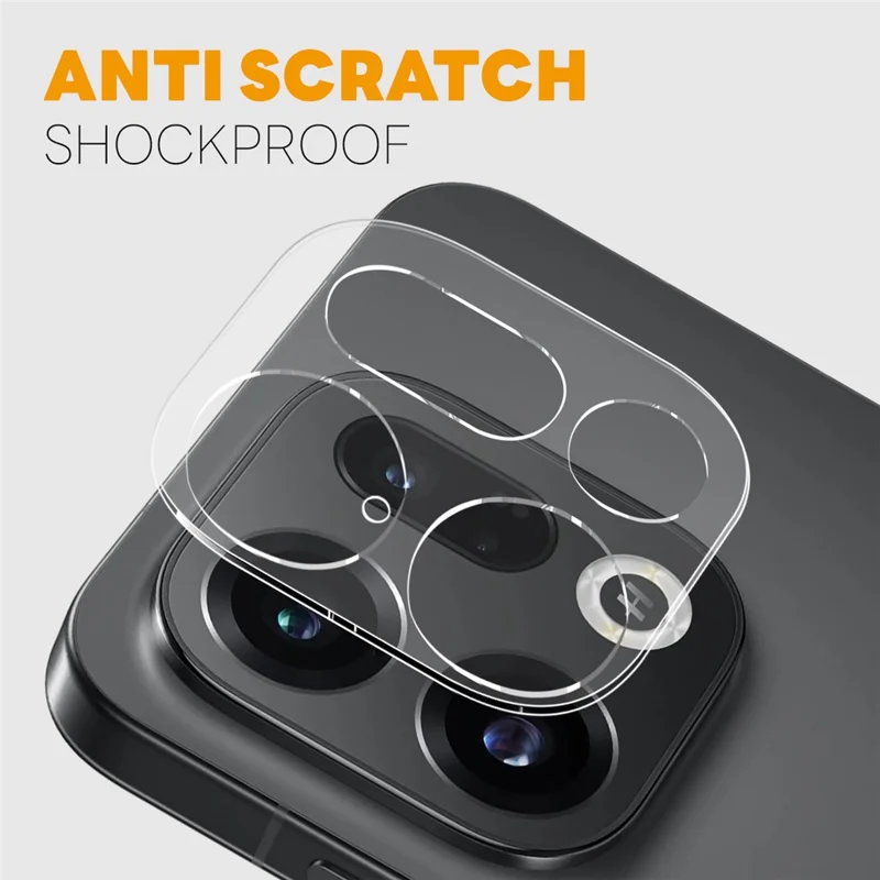 NORTHJO 2Pcs Camera Lens Protector For Oppo Find X9 5G Tempered Glass Clear 3D Integrated Full Coverage