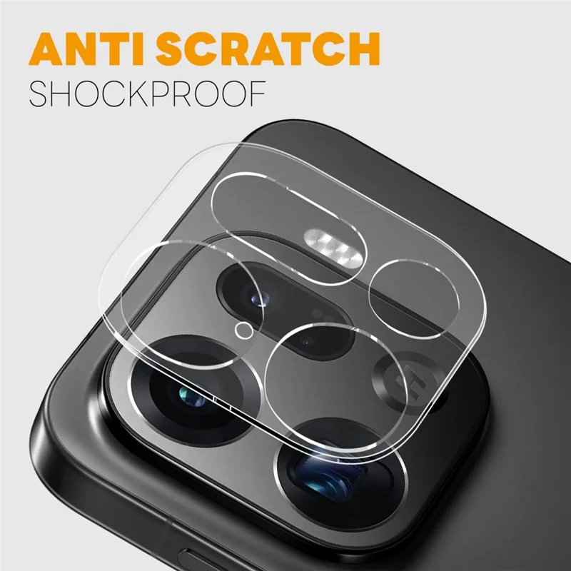 NORTHJO 2Pcs Camera Lens Protector For Oppo Find X9 Pro 5G Tempered Glass Clear 3D Integrated Full Coverage