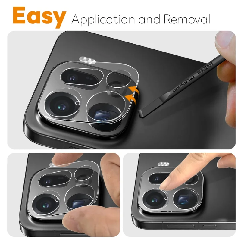 NORTHJO 2Pcs Camera Lens Protector For Oppo Find X9 Pro 5G Tempered Glass Clear 3D Integrated Full Coverage