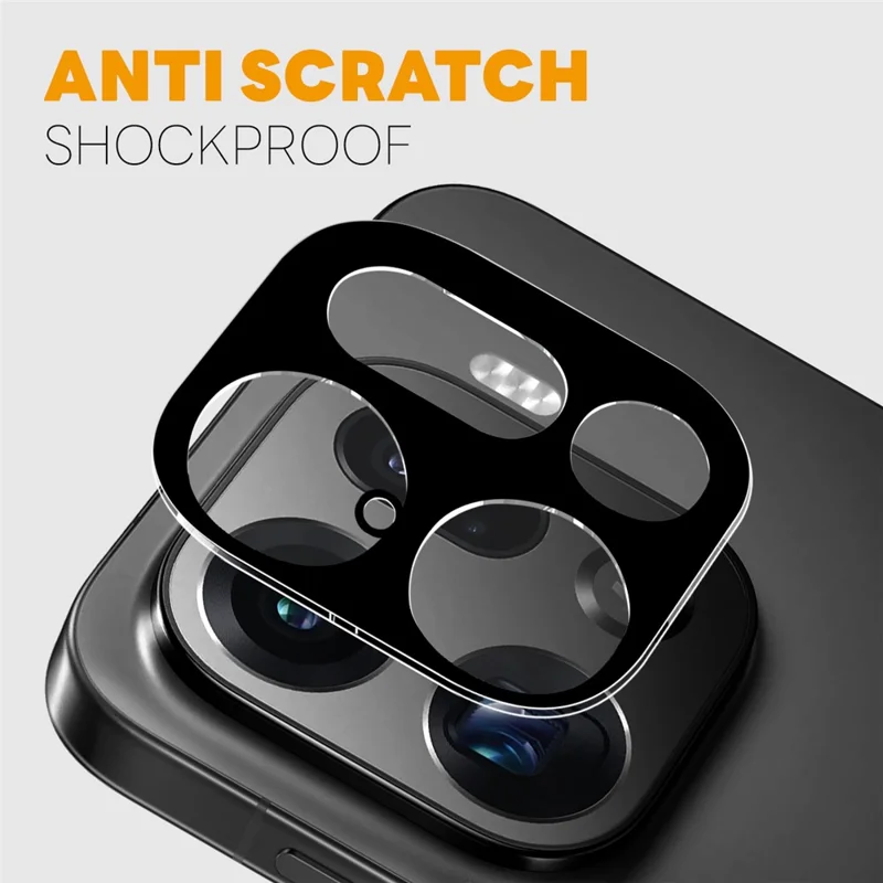 NORTHJO Camera Lens Protector For Oppo Find X9 Pro 5G Black Silk Printing 3D Clear Tempered Glass Lens Film