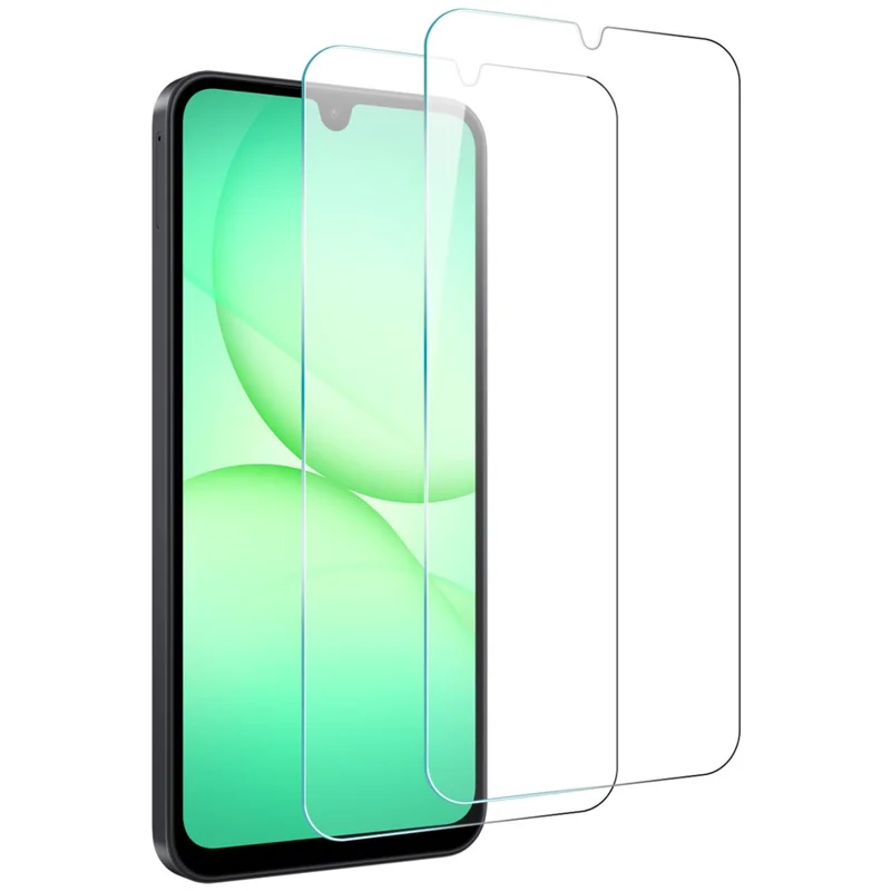 NORTHJO A+ 2Pcs For Samsung Galaxy A27 Tempered Glass Screen Protector 0.3mm 2.5D HD Film (NOT Complete Covering)