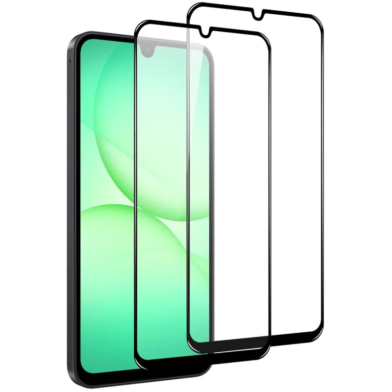NORTHJO 2Pcs A+ For Samsung Galaxy A27 Screen Protector Full Coverage 0.3mm 2.5D High Aluminum-silicon Glass Silk Printing Film