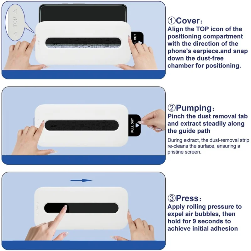 IMAK 3Pcs For iPhone 12 Pro Max Tempered Glass Full Screen Protector Full Glue Film with Dust-free Installation Tool