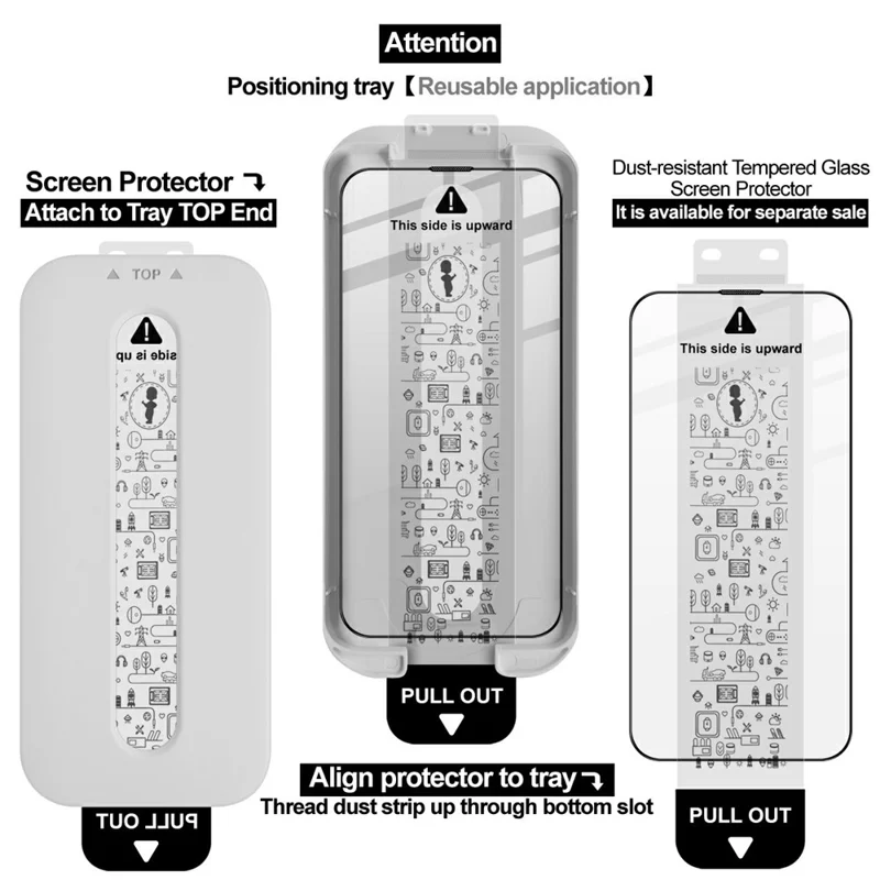 IMAK para iPhone 14 Pro Protector de Pantalla de Cristal Templado, Película de Adhesión Total con Herramienta de Instalación Sin Polvo