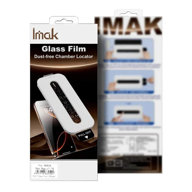 IMAK para iPhone 16e Protector de Pantalla de Cristal Templado, Película de Adhesión Total con Herramienta de Instalación Sin Polvo