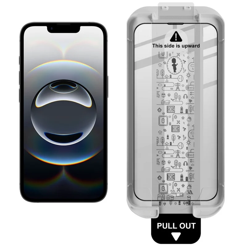 IMAK 3 stk. til iPhone 16e, tempered glas beskytter, fuldpladeslimet film med støvfri installationsværktøj