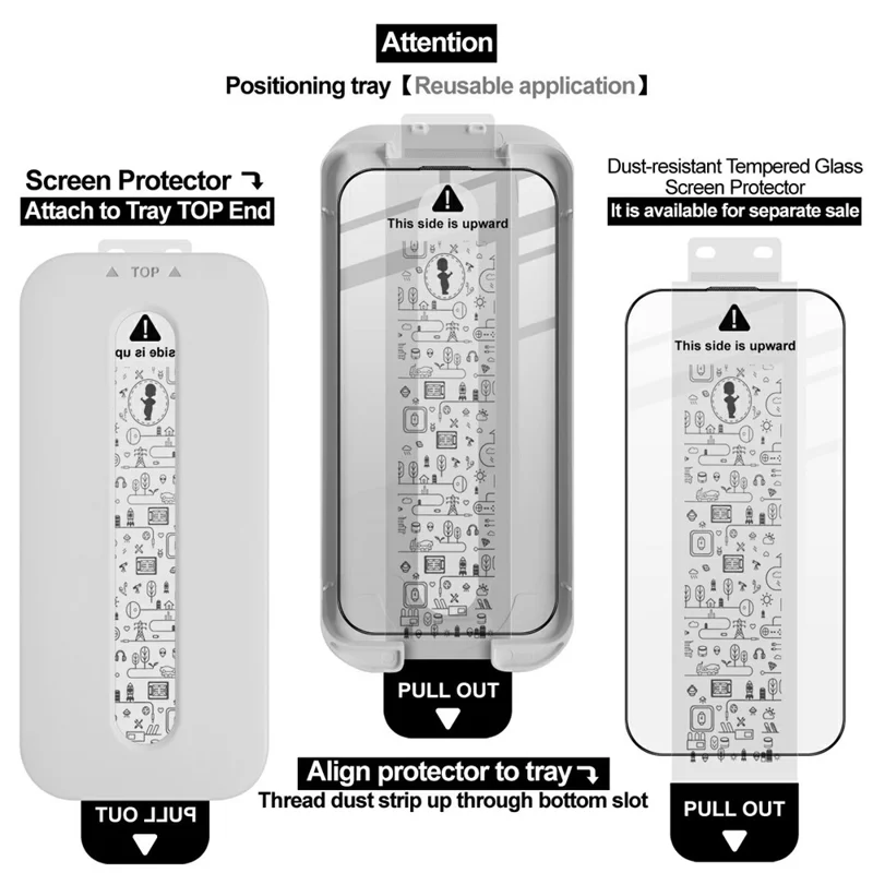 IMAK 3 stk. til iPhone 17, skærmværn af krognet glas, fuld dækning med lim, inkl. værktøj til støvfri montering