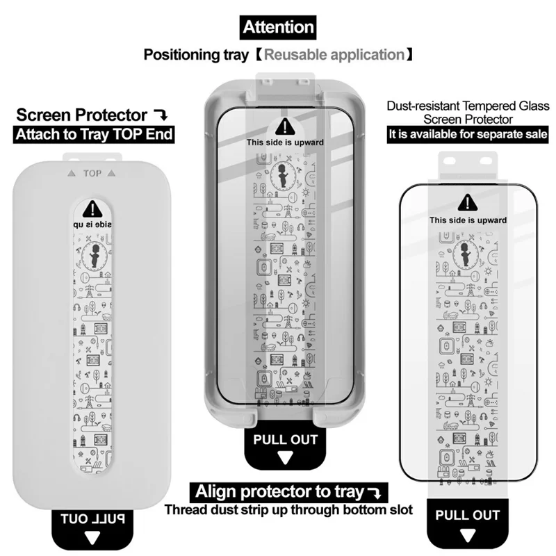 IMAK til iPhone 17 Pro Hærdet Glas Skærmværn Fuldt Limt Folie med Støvfri Monteringsværktøj